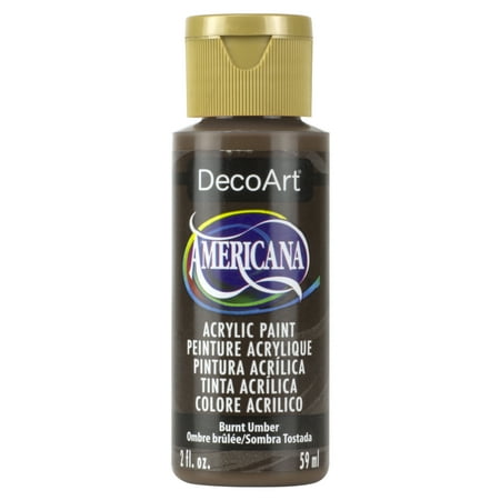 UPC: 0016455164303 | DecoArt Americana Acrylic Paint  2 oz.  Burnt Umber