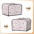 thumbnail image 3 of Pofeuu Retro Floral Print Toaster Cover 4 Slice, Bread Dust Cover & Fingerprint Protection, Kitchen Small Appliance Covers(Toaster Cover), 3 of 7