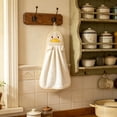 thumbnail image 4 of Absorbent Hand Towel With Hanging Loop Fast Drying Towel For Kitchen Bathroom Washcloth Soft Reusable Yellow, 4 of 6