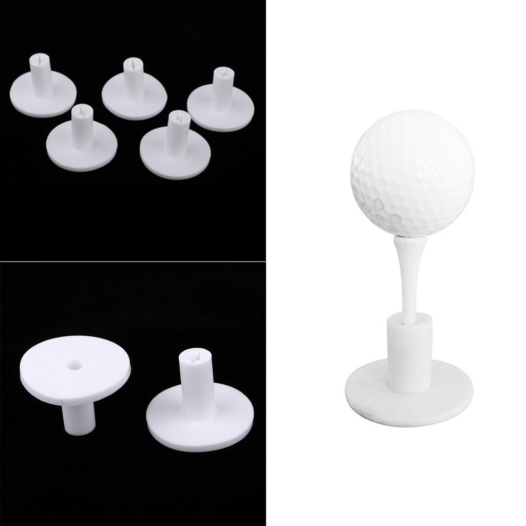 Dualoai 25Pcs/Pack Golf Tees Holder Golf Tee for Driving Range Practice Mat Durable