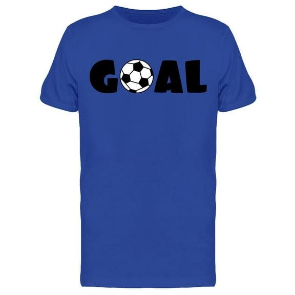 Goal Text T-Shirt Men -Image by Shutterstock, Male Medium
