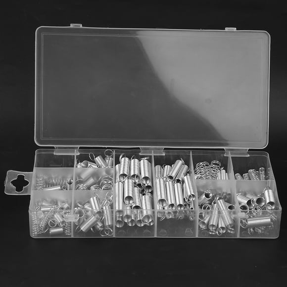 Extension Spring, Extension And Pressure Spring Steel Spring, For Repairs Hardware Hand-Operated Tools Diy Tool Industrial 200PCs Spring