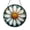 Acrylic 3.5 Inch, variant on Daisy Flower Stained Glass Style Suncatcher Window Hanging Decor, Large White Floral Bloom Window Panel Art with Garden Theme Design, Spring Window Decoration Gift