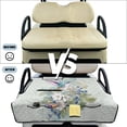 thumbnail image 6 of COEQINE Golf Cart Seat Towel Quilted Protective Cover with Carrying Handle, Universal Fit 51.2x30.3 Inch, 4 Front Pockets, Fits for Most 2 Seats Club Car, Hummingbird Berry Floral, 6 of 8