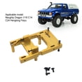 thumbnail image 1 of maskred Aluminum Alloy 1/16 Steering Servo Support RC Upgrade Part 1x Precision Servo Mount Bracket For WPL C14 RC Car Part Orange, 1 of 6