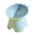 thumbnail image 2 of kladzum Cats Bowls Indoor Plastic Elevated Dog Bowls Plastic Tall Cats Bowls Large-diameter Pet Dog Food Bowls Tip-over Counteractive Liable-to-clean Neck-protecting Puppy Food Bowls Pet Supplies, 2 of 6