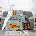 thumbnail image 2 of XMXT Flannel Throw Blanket for Couch, Halloween Decoration Prints Bed Sofa Decor Blankets for Home Bedroom, 40 x 30 inches, 2 of 9
