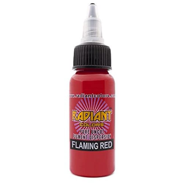 Radiant Colors Encre de Tatouage - Rouge Flamboyant 1oz