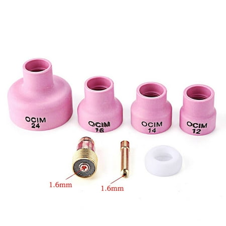 

7pcs Nozzle Cups Gas Lens Welding Accessories Kits for WP9/20 TIG Welding Torch