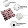 thumbnail image 4 of Acheng Never Forget That I Love You HUG This Pillow Until You Can HUG Decor Throw Pillow Case Decor for Home Bedroom,Pillow case, Gifts Long Distance Relationship, Boyfriend,Set of 2 White, 4 of 6