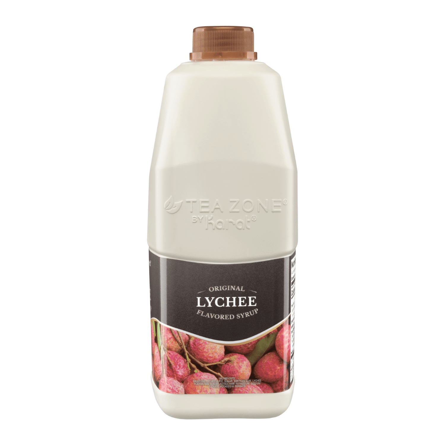 Tea Zone Lychee Fruit Juice Syrup 64 Fl. Oz, Ideal for Slushes