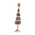 thumbnail image 1 of Adorno de árbol de donuts Navideño Hugo para Estantería Decorativa de encimera, 1 of 9