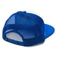 thumbnail image 3 of Vans Off The Wall Cold One Trucker Snapback Hat Cap-Victoria Blue/White, 3 of 3