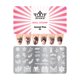 thumbnail image 1 of PUEEN Placa de estampado para decoración de uñas - Accent Fun 01-125x65 mm Único Nailart Estampado de esmalte Manicura Placas de imagen Accesorios Uñas DIY - BH000921, 1 of 5