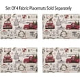 thumbnail image 5 of Newbridge Pine Hill Christmas Tree Farm 52 x 52 inch Square Fabric Holiday Tablecloth, 5 of 6