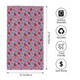 thumbnail image 2 of KLL Strawberries Ultra Absorbent & Soft Hand Towels for Bath, Hand, Face, Gym and Spa-27.5x16in, 2 of 7