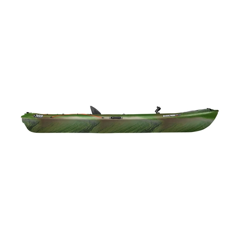 Pelican - Basscreek 100XP Fishing Kayak - Sit-on-Top Kayak - Lightweight  one Person Kayak - 10 ft, Kayak Hardware -  Canada
