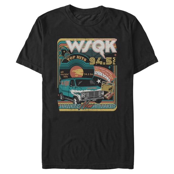 Mens Stranger Things The Squawk Hitmaker Poster T Shirt
