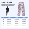 thumbnail image 2 of Salouo Owl And Floral Print Pajama Pants for Men, Lounge Pants Elastic Waistband Casual Men's sleepwear Loungewear Sleep Pajama Pant -Large, 2 of 7