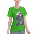 thumbnail image 2 of Women's Basic Short Sleeve T-Shirt Demon Slayer: Shitou Wuichiro, 2 of 6