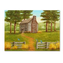 Trademark Fine Art 'Old Hickory Tavern In The Spring' Canvas Art by Arie Reinhardt Taylor