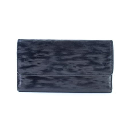 Louis Vuitton - Black Epi Leather Trifold Sarah Wallet 14LR0621 - www.bagssaleusa.com