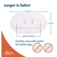 thumbnail image 2 of 50-Pack-Ultimate Outlet Safety Cap-Larger Size for Better Safety-For Childproofing Outlets-Safety Innovations, 2 of 5