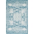 thumbnail image 4 of Unique Loom Bromley Collection Area Rug - Wells (4' 1" x 6' 1" Rectangle Turquoise/Ivory), 4 of 6