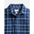 thumbnail image 2 of Wonder Nation Boys' Button Front Cotton Shirt with Short Sleeves, Sizes 4-18 & Husky, 2 of 3