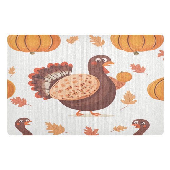 BZSMCE Floor Mats 32x20in Cute Chicken Creativity Doormats