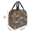 thumbnail image 3 of Disketp Moose fox bear leaf tree for Insulated Lunch Bag for Women and Men, Perfect for Work, Hiking, Picnic, 3 of 8
