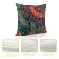 thumbnail image 4 of Nawypu  Throw Pillow Covers Abstract Mandala Flowers Square Pillowcases for Home Decor Sofa Car Bedroom Aesthetic Vintage Wild Floral Colorful Design Pillow Cases, 4 of 5