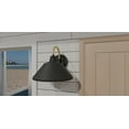 thumbnail image 3 of Quoizel Longshore 1-Light Matte Black Outdoor Wall Lantern, 3 of 7