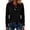 30# Black, variant on Womens Long Sleeve Polo Shirts V Neck Collared Button Down Shirt | Polo Shirts,V Neck, Collared, Button Down Pink XL