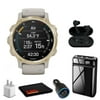 Garmin Descent Mk2s Light Gold With Light Band (Bundle) With Accessories