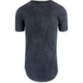 thumbnail image 5 of Vintage Black ShirtBANC Mens Hipster Hip Hop Long Drop Tail T Shirts, 5 of 5