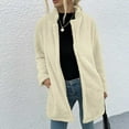 thumbnail image 1 of PVCS Manteau d'Hiver Chaud pour Femmes Manches Longues en Peluche, 1 of 6