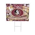 thumbnail image 4 of Florida State Seminoles 24" x 18" Happy Holidays Christmas Outdoor Staked Yard Sign, 4 of 5