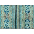 thumbnail image 1 of Ahgly Company Indoor Rectangle Abstract Light Blue Modern Area Rugs, 8' x 10', 1 of 4