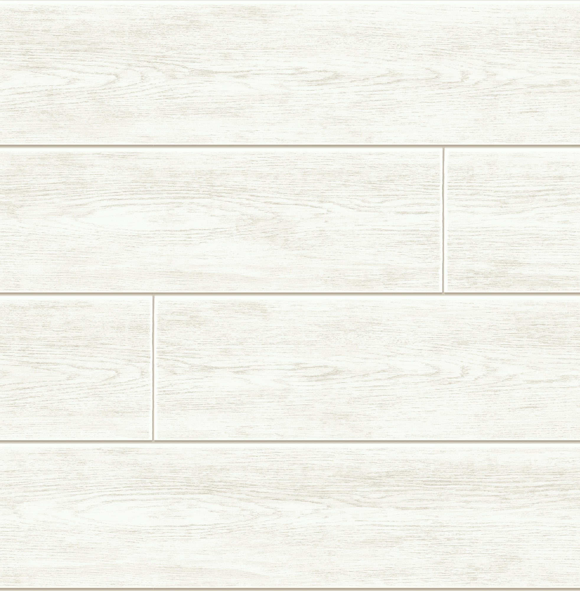 GW1002 White Shiplap Peel & Stick Wallpaper 20.5 in. x 18 ft. = 30.75