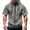 J414 Light Gray, variant on Curuila Mens Hoodies With Pocket Zip Up Short Sleeve Hooded Solid Color Sweatshirt For Men Summer Fashion Casual Tops Army Green Size L
