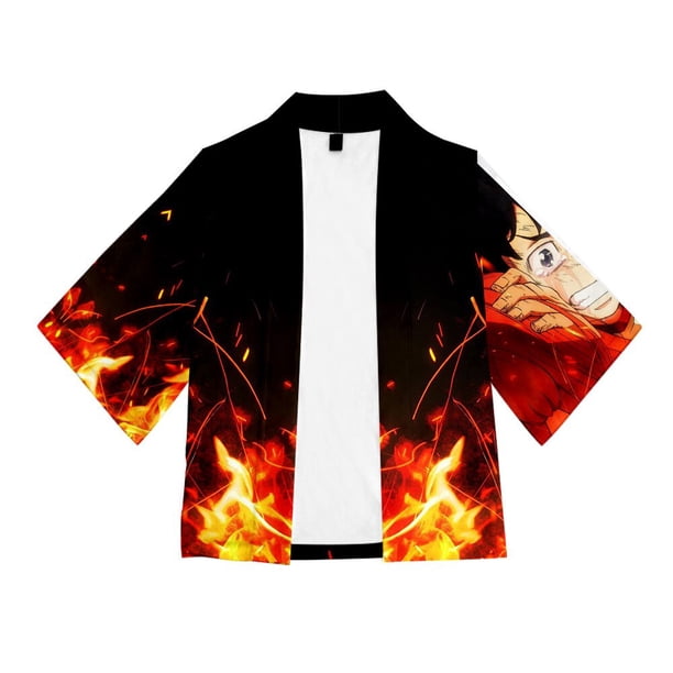 Anime Tokyo Revengers Cosplay camiseta Capa de Draken Manji Gang para verano Haori Kimono Tee Hombres manga cortaXSTokyo Avengers Gao Jinjia LED
