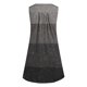 thumbnail image 3 of Vestido sin Mangas para las Mujeres Fragmentado Flash de Colores Impreso Botón Suéter Cuello Redondo Vestido, Vestido de Fiesta de Poliéster para Diario, Muestra Caso, 3 of 5