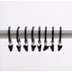 thumbnail image 5 of Paquete de 30 clips para cortinasClips para cortinas con anillos de 35 mm de diámetro para usos múltiples - Negro, 5 of 7