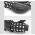 thumbnail image 6 of WEUVEB Heavy Duty Bike Cable Lock with Combination Security, Black, and Easy to Use for, 6 of 8