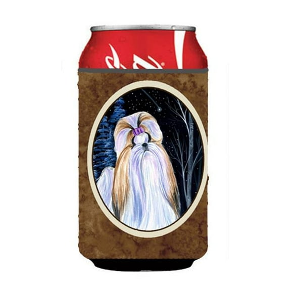 Starry Night Shih Tzu Can Or bottle sleeve Hugger