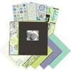 K&Company Mega Super Ensemble Scrapbook Kit, Black-White, 8.5x8.5