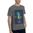 thumbnail image 2 of Bingfone Dinosau Space Explorer Men'S Loose Fit Short-Sleeve Pocket T-Shirt, 2 of 7