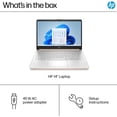 thumbnail image 6 of HP Student Business Laptop Computer - Intel Processor N150, 14 inch HD Display, AI-Powered, Lightweight, Windows 11 Pro, Webcam, 16GB RAM, 128GB UFS+256GB MSD, Rose Gold, 6 of 8