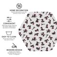 thumbnail image 3 of Honeii Poodle Dog print Leather Coaster Set of 4, ideal for safeguarding your furniture from drinks spills and effortless cleanup-Hexagon, 3 of 6